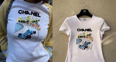 f1 chanel shirt dupe|chanel's formula 1 shirts.